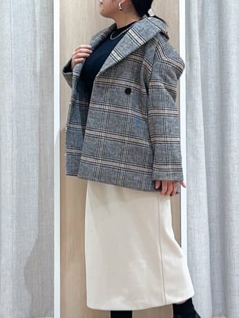 naoさんの「grove｜ふんわりまとう、オーバーサイズテーラーコート」を使ったコーディネート