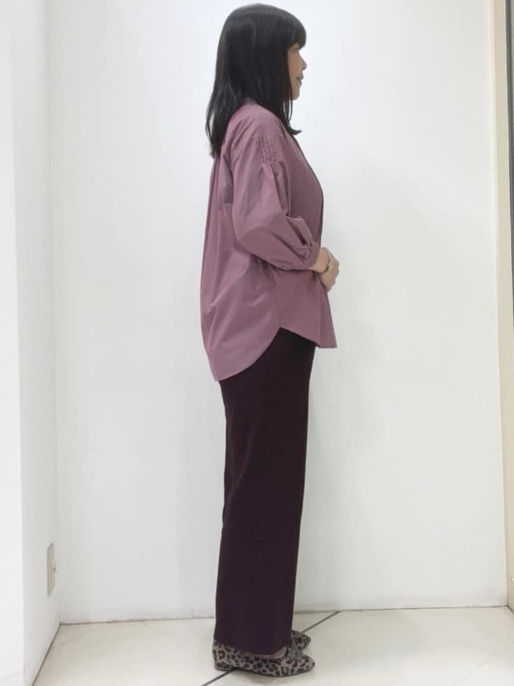 Chakoさんの「Reflect｜【接触冷感／マシンウォッシュ可／ウエスト総ゴム】ワイドシルエットパンツ」を使ったコーディネート