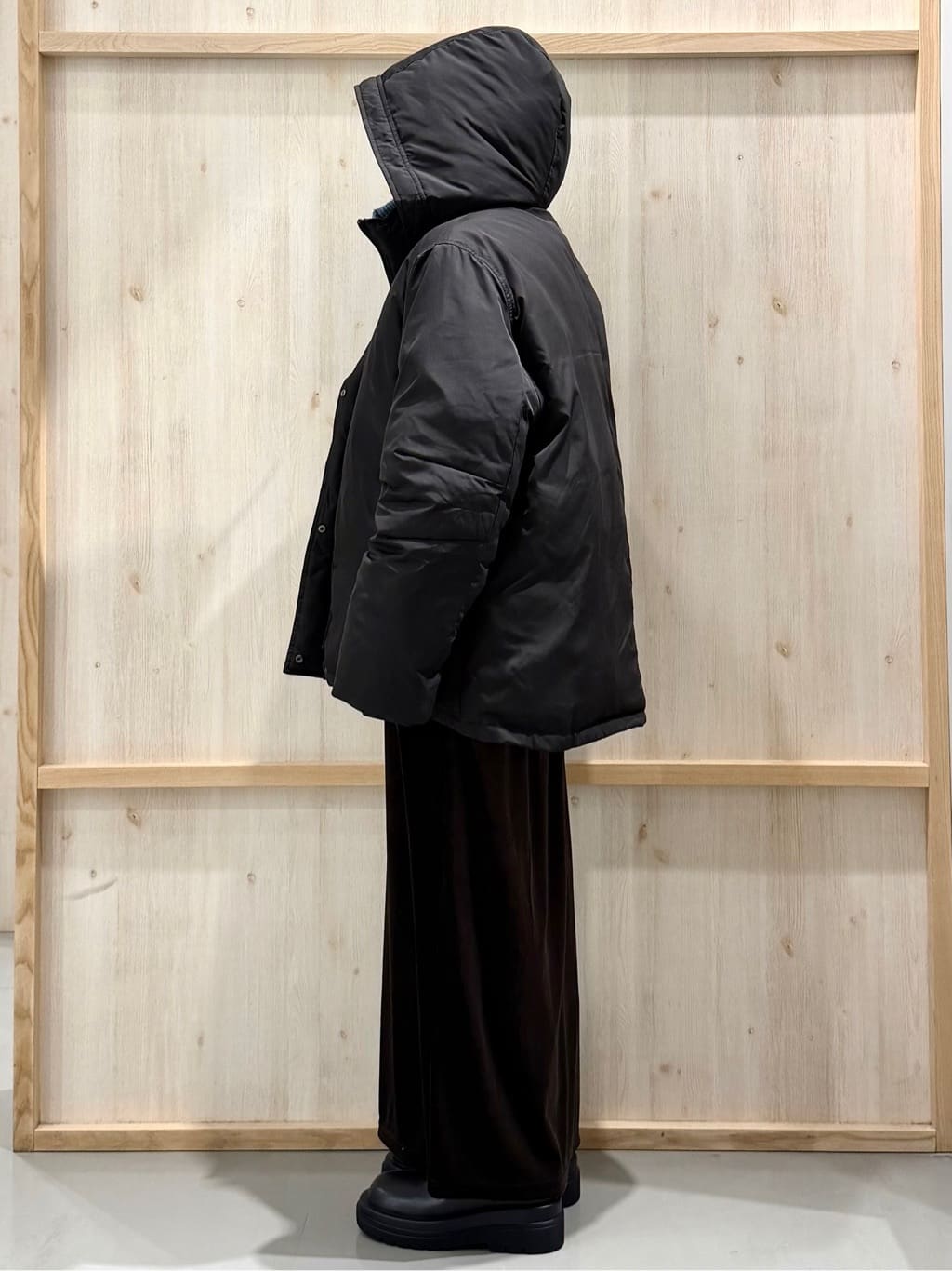 nanaさんの「THE SHOP TK｜【ぎゅっとされているような暖かさ】撥水中綿ブルゾン」を使ったコーディネート