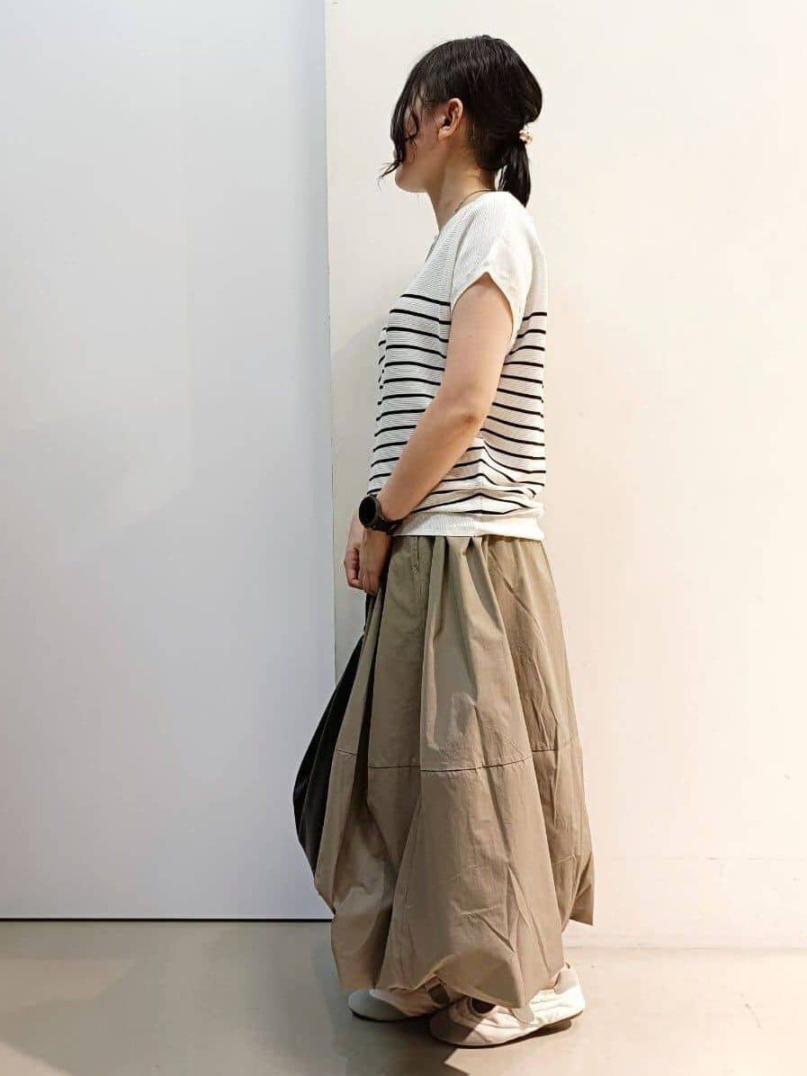 あんさんの「THE SHOP TK｜【6色展開】さらさらフレンチニット【毛玉になりにくい/洗濯機OK】」を使ったコーディネート