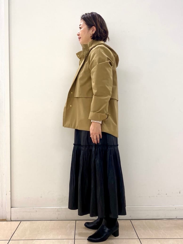 ksmさんの「Reflect｜【すっきり見え／フード取り外し可／通勤におすすめ◎】ライティアウター」を使ったコーディネート