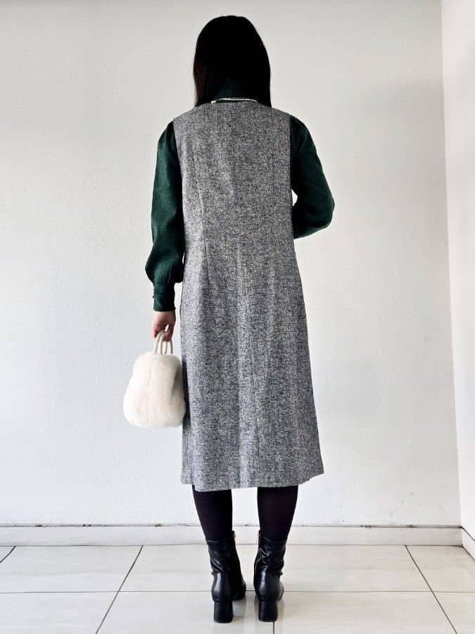 kumiさんの「index｜ラップ風ツイードジャンスカ【洗濯機OK／防シワ】」を使ったコーディネート