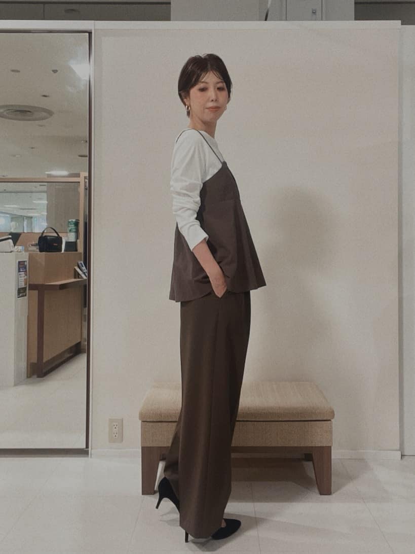 IWAMOさんの「UNTITLED｜【洗える/ゆったりシルエット】ビスチェドッキング　プルオーバー」を使ったコーディネート