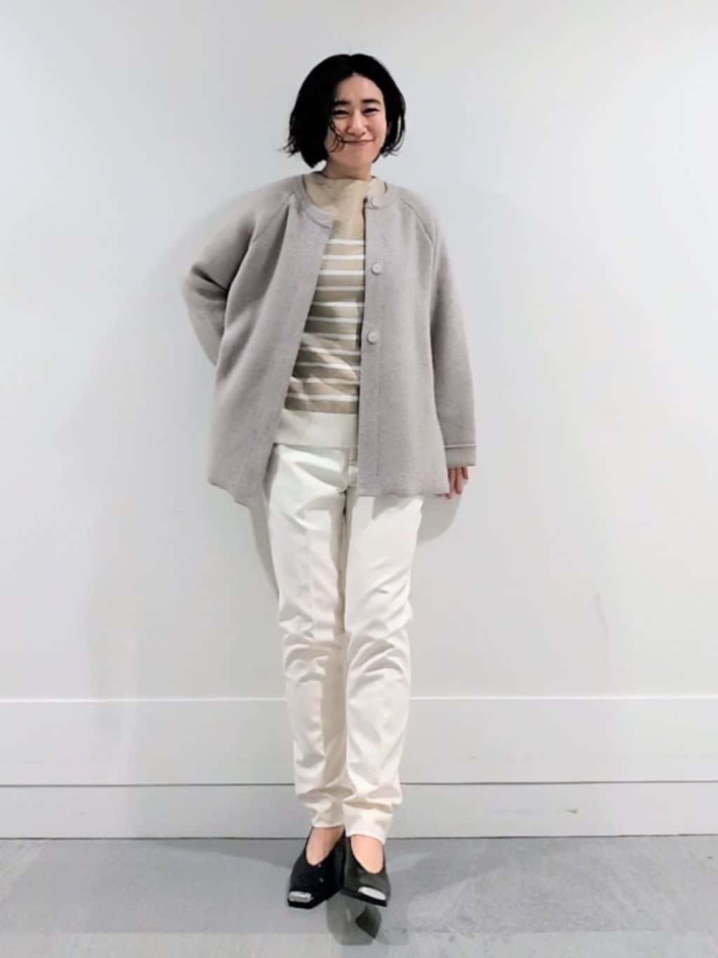 ミズタさんの「UNTITLED｜【軽アウター/ミドル丈】ウールニットコーディガン」を使ったコーディネート