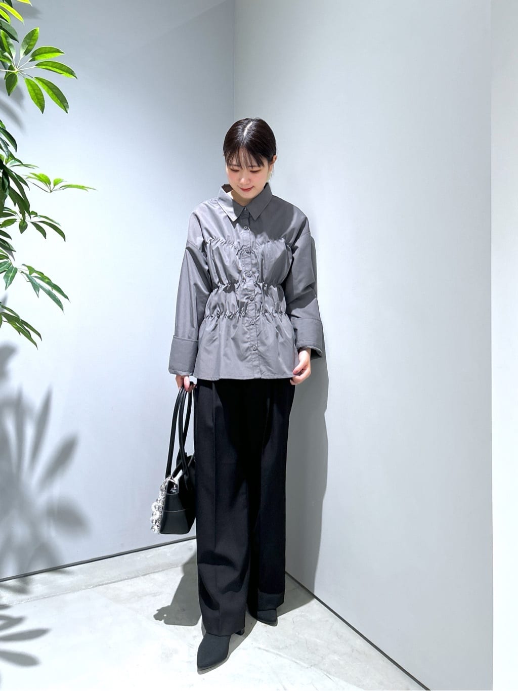 Renoさんの「INDIVI｜Timeless｜モードスラックス」を使ったコーディネート
