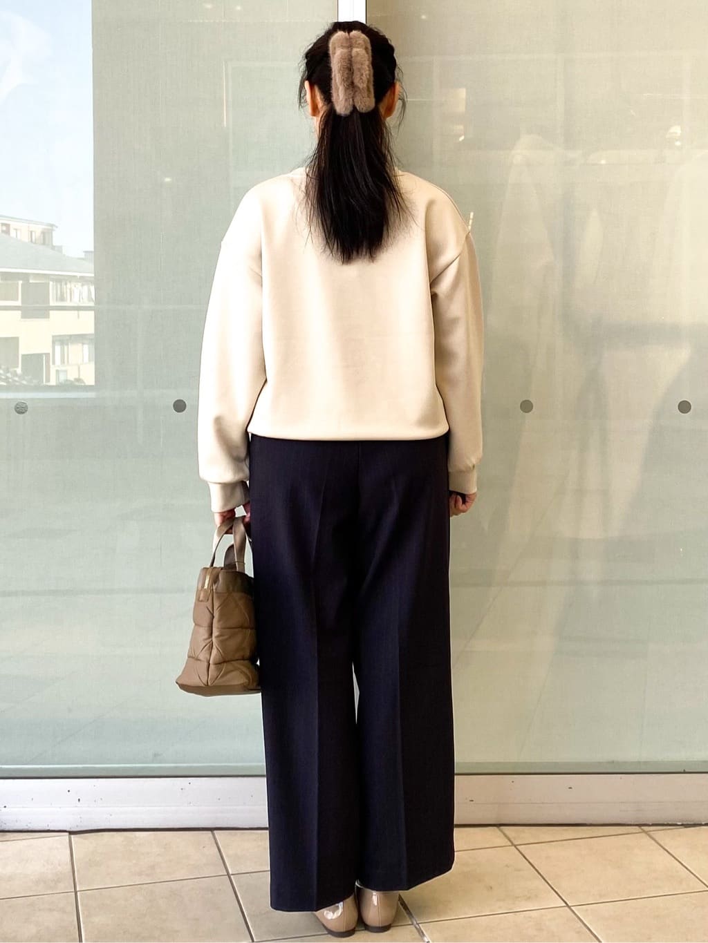 Jeanさんの「OPAQUE.CLIP｜フリルドッキングトップス【洗濯機OK】」を使ったコーディネート