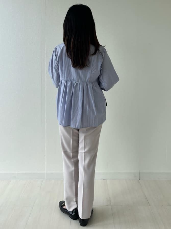 Mori Moriさんの「index｜《XS-LLサイズ》ストレッチテーパードパンツ／セットアップ対応【洗濯機洗い可／イージーアイロン／防」を使ったコーディネート