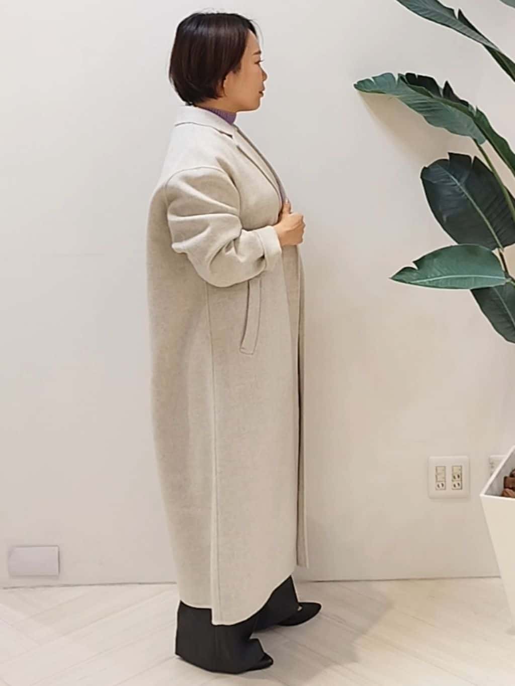 s u g iさんの「UNTITLED｜【8色展開/洗える】ウールカシミヤ ハイネックニット」を使ったコーディネート