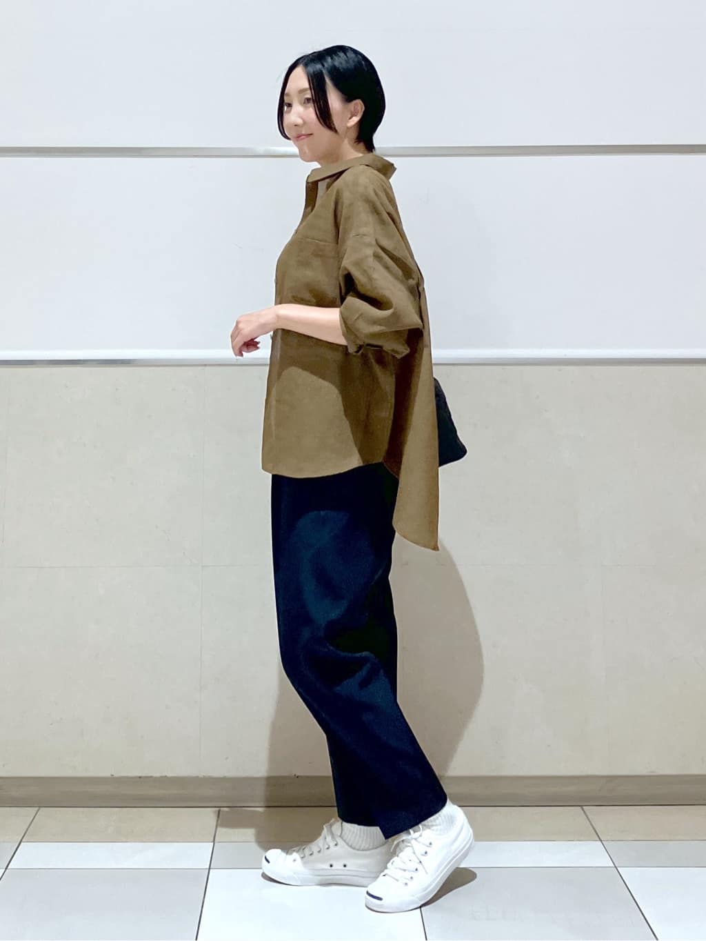 eriko さんの「Dessin｜【セットアップ可/洗える】スティックパンツ」を使ったコーディネート