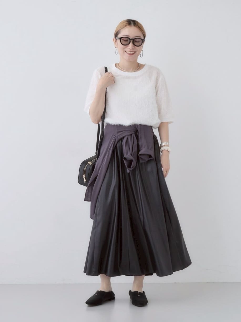 kotakiさんの「INDIVI｜ヘアリージャカードトップス」を使ったコーディネート