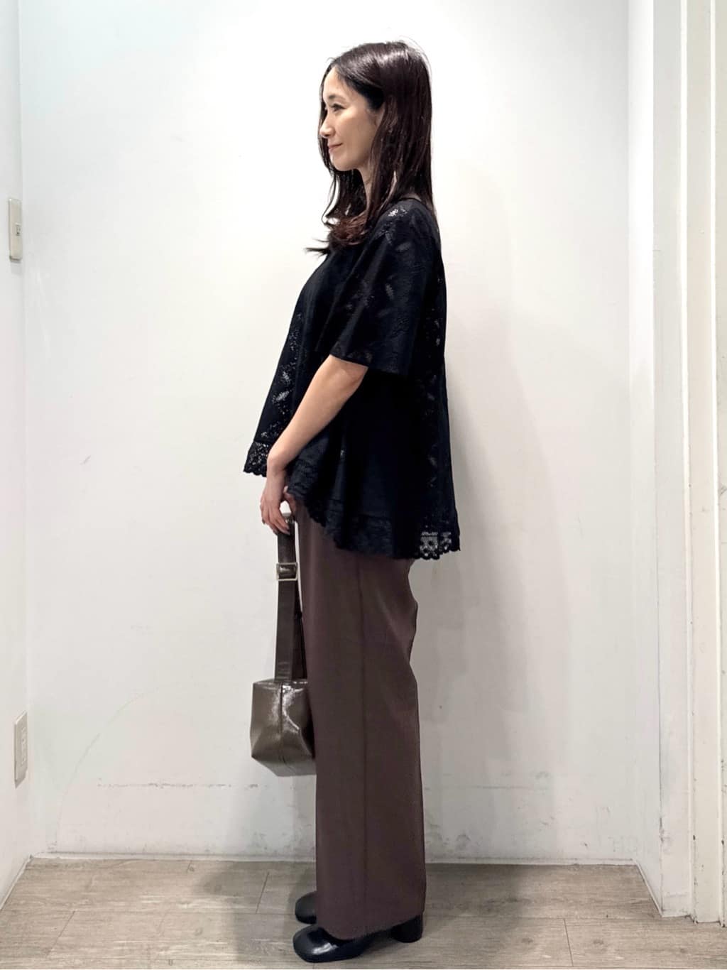 yuicciさんの「OPAQUE.CLIP｜レースフレアブラウス【洗濯機洗い可】」を使ったコーディネート