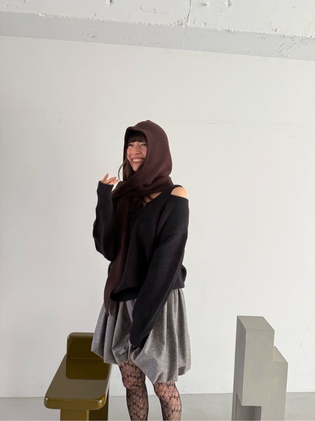 miyu maesakaさんの「CODE A｜M cloudy over V pullover」を使ったコーディネート