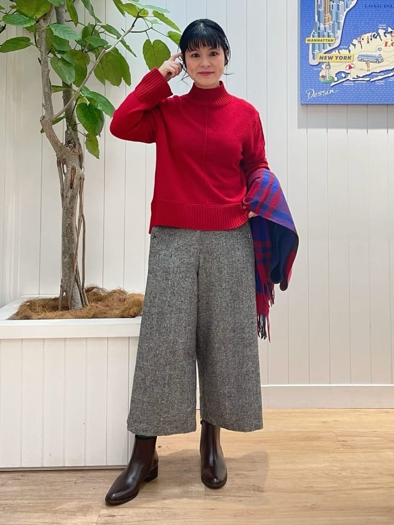 mikaさんの「Dessin｜【撥水・2WAY】ミュラーダウンコートミドル丈」を使ったコーディネート