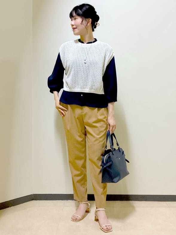  beni_gingerさんの「Reflect｜◆【マシンウォッシュ可／セットアップ可】スリーブディティールブラウス」を使ったコーディネート