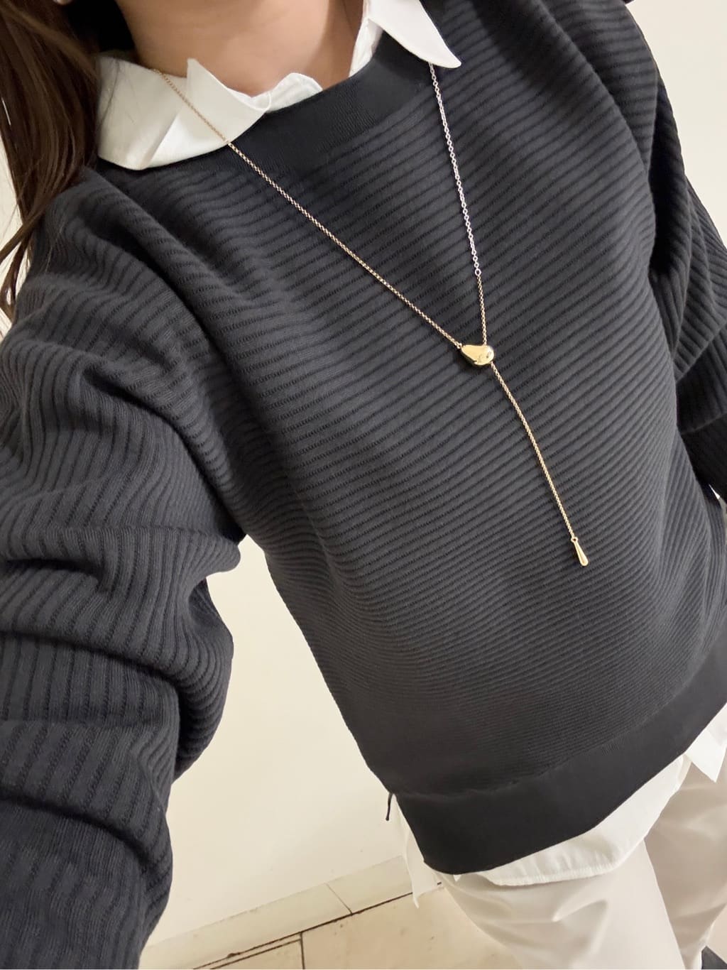 kahoさんの「INDIVI｜【体型カバー／清涼感】シアーオーバーシャツ」を使ったコーディネート