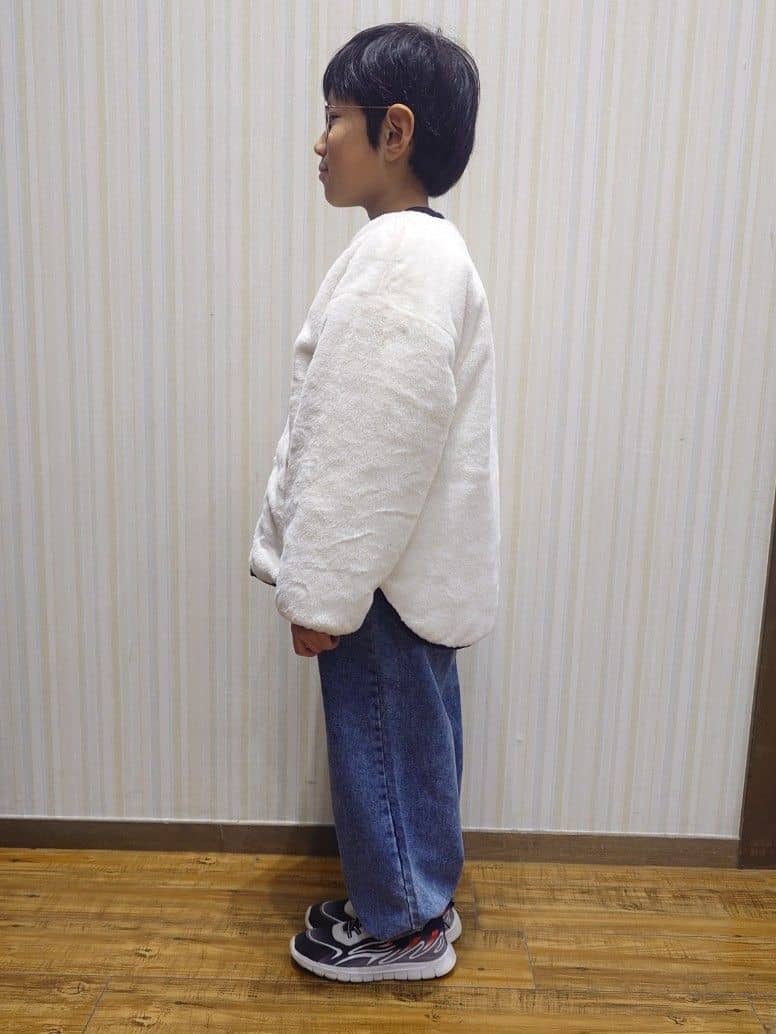 Yuiさんの「SHOO･LA･RUE｜【100-150cm/撥水】キルト&times;ファーリバーシブルブルゾン」を使ったコーディネート