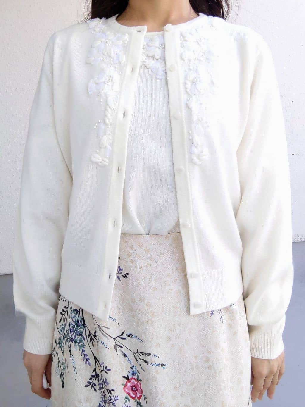 keinaさんの「SunaUna｜【上品/華やか】クラフトニット」を使ったコーディネート