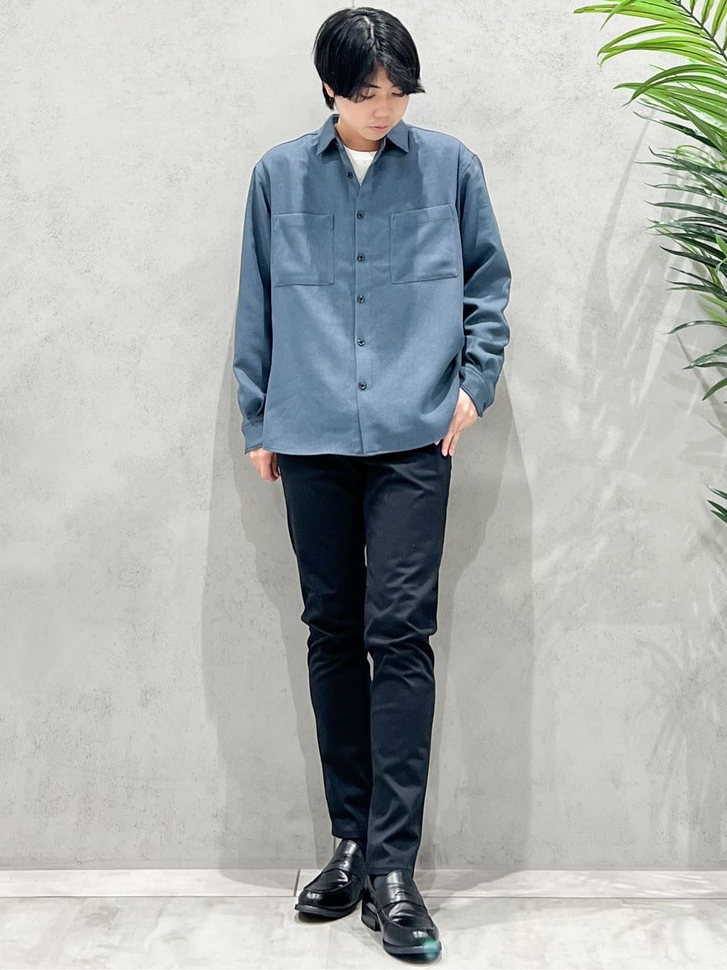 SHI-MAさんの「THE SHOP TK｜【無地に飽きた方へ】ふくれジャカードスウェット　洗濯機OK/6色展開/ユニセックスでおすすめ！」を使ったコーディネート