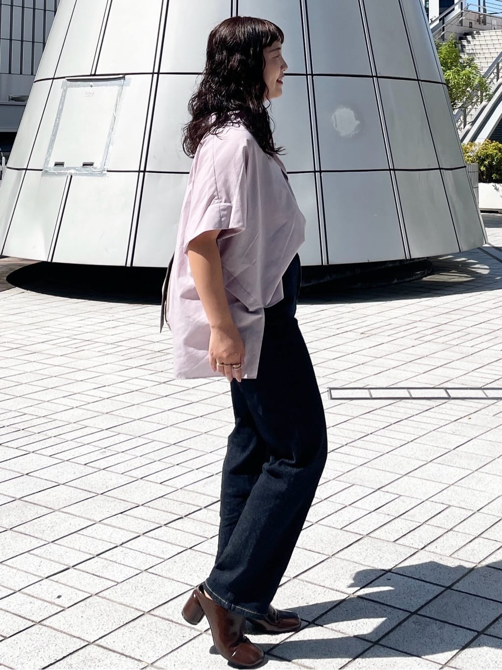 sumicaさんの「OPAQUE.CLIP｜ストレッチストレートデニム【洗濯機洗い可】」を使ったコーディネート