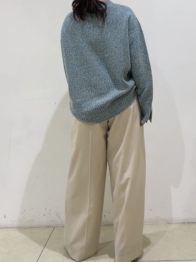 watanabeさんの「UNTITLED｜【ゆったり】三つ杢カラーニット」を使ったコーディネート