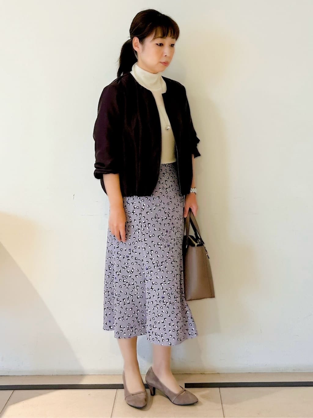 ひーさんの「Reflect｜【ライトアウター／ゆったり羽織れる／気軽な羽織りに◎】ライトブルゾン」を使ったコーディネート