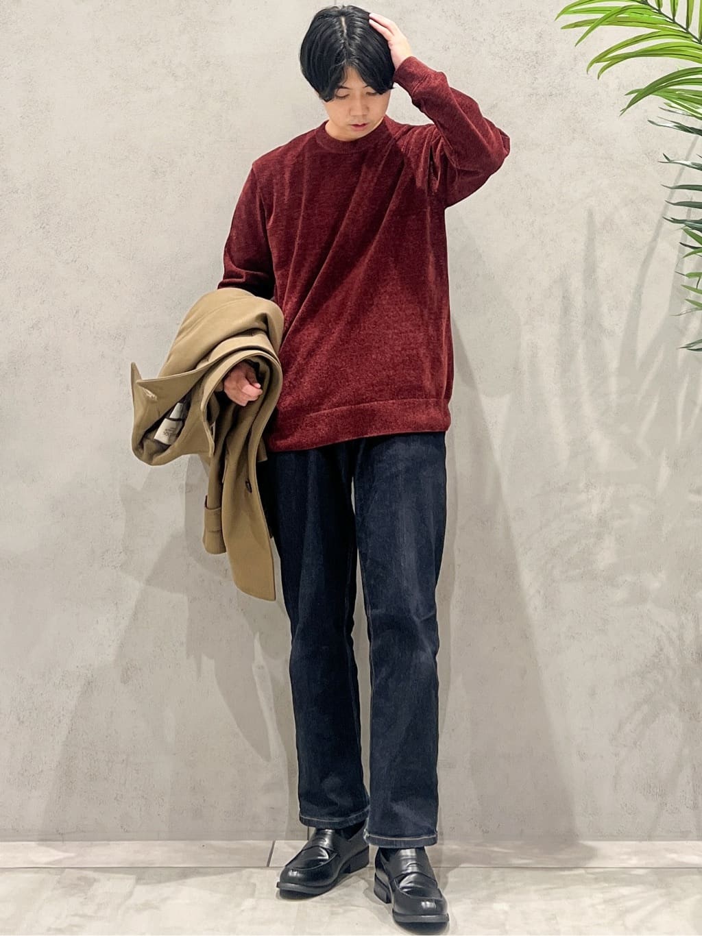 SHI-MAさんの「THE SHOP TK｜ウーリックシングルPジャケット」を使ったコーディネート