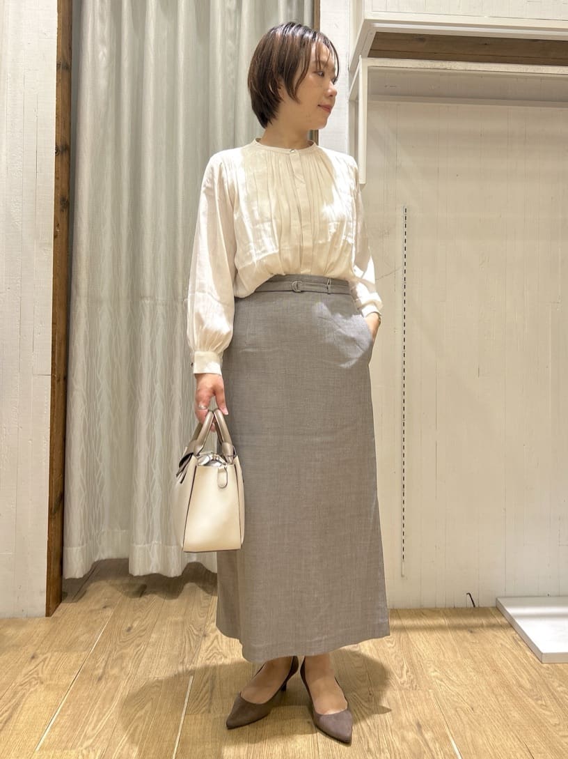 ga_riさんの「THE SHOP TK｜ノーカラージレ【セットアップ可/洗濯機OK】/CAVIANシリーズ」を使ったコーディネート