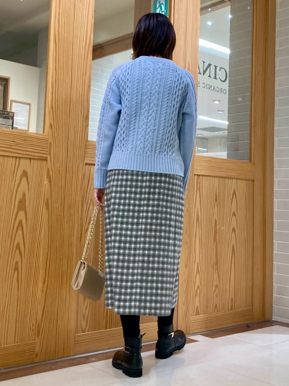 ゆうさんの「UNTITLED｜【洗える】スポンディッシュ ケーブル柄ニット」を使ったコーディネート
