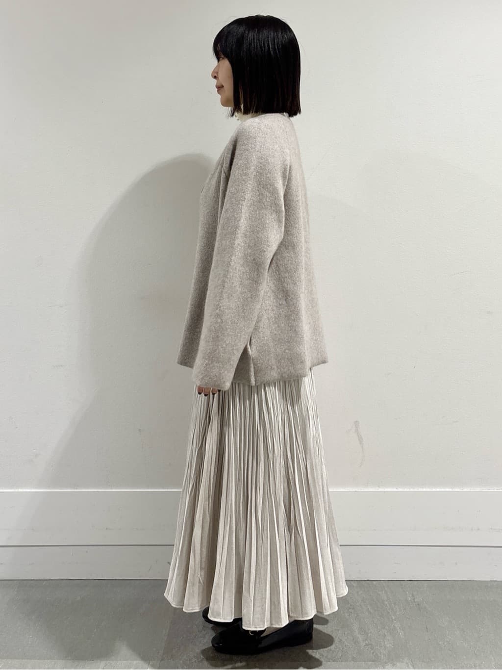 モエカさんの「UNTITLED｜【軽アウター/ミドル丈】ウールニットコーディガン」を使ったコーディネート