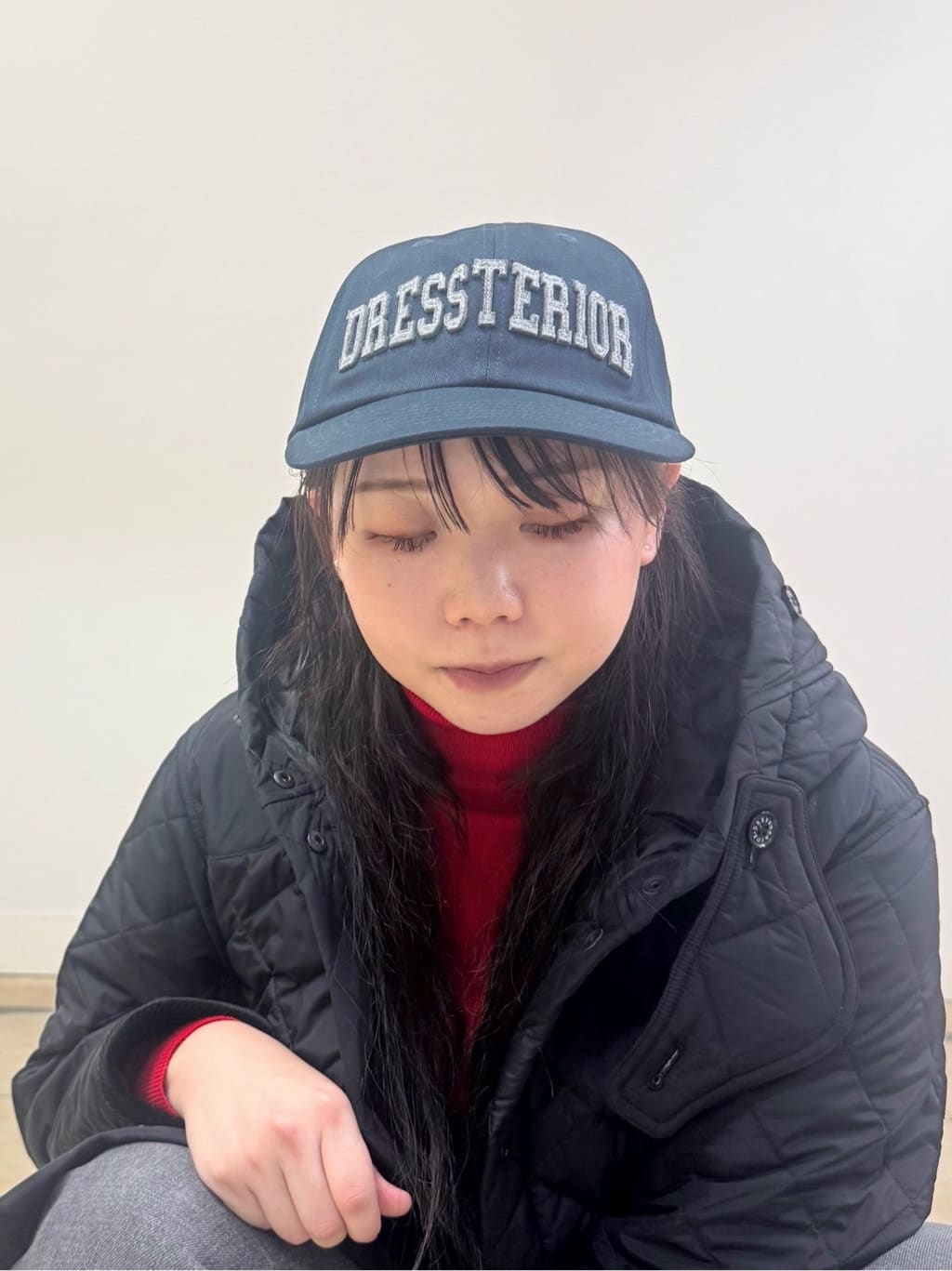 なかもとあきさんの「DRESSTERIOR｜ヴィンテージ加工ワイドデニムパンツ」を使ったコーディネート