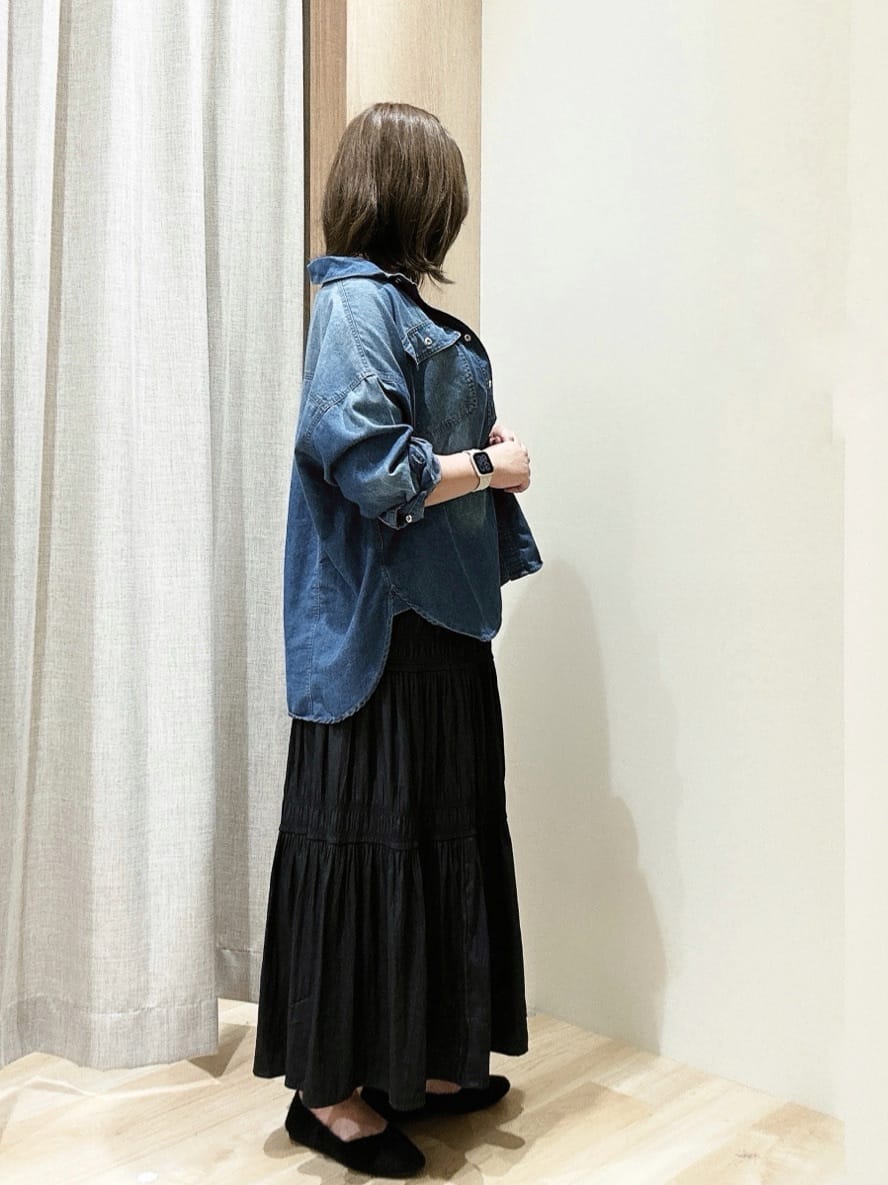 saya.kさんの「grove｜シアードッキングタンクトップ」を使ったコーディネート