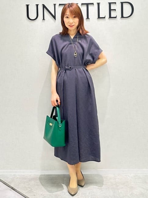 Miwaさんの「UNTITLED｜【追加】ライトダブルリングネックレス」を使ったコーディネート