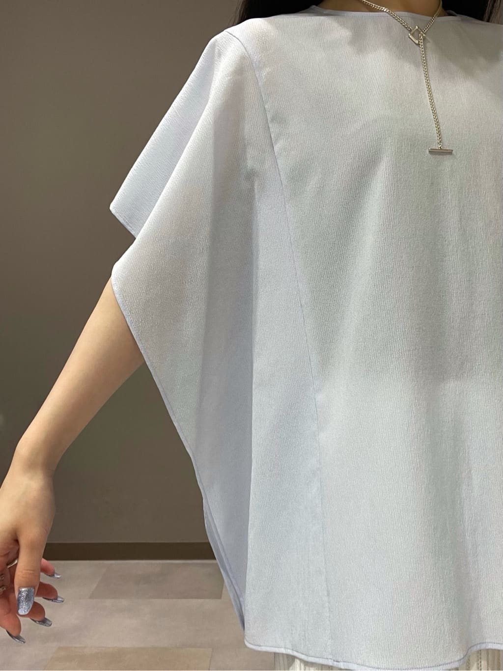 KEIKOさんの「INDIVI｜【体型カバー】スクエアブラウス」を使ったコーディネート