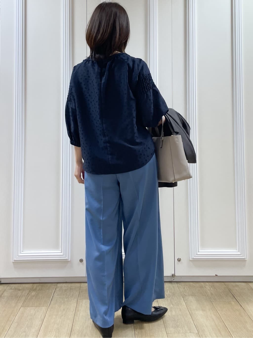めいさんの「Reflect｜【透けない】フルレングスワイドストレートパンツ」を使ったコーディネート