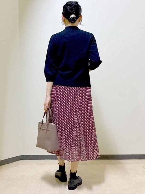  beni_gingerさんの「Reflect｜【透けにくい◎】衿付き七分袖ニット」を使ったコーディネート