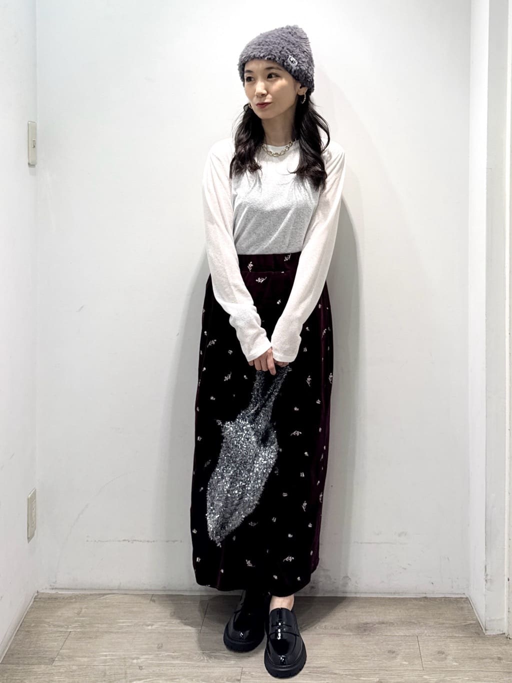 yuicciさんの「OPAQUE.CLIP｜ネーム付きマシュマロニットワッチ」を使ったコーディネート