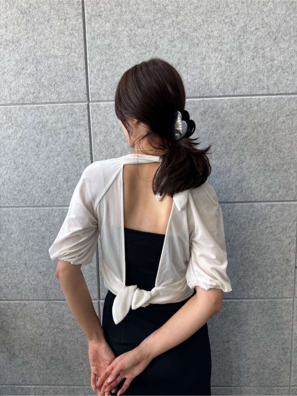 uchi__yamaさんの「CODE A｜slit jersey skirt」を使ったコーディネート