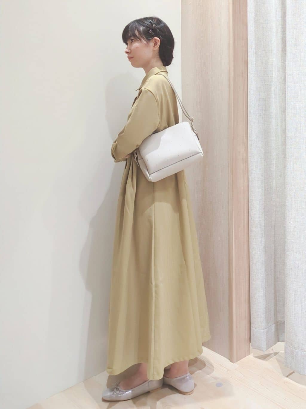 Yuiさんの「grove｜品よくまとう、大人のシャツワンピース」を使ったコーディネート