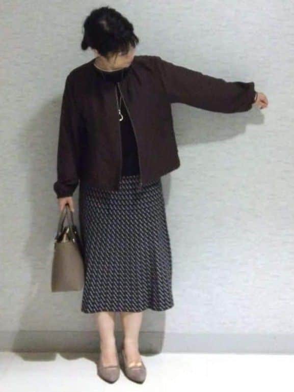 sakoさんの「Reflect｜【ライトアウター／ゆったり羽織れる／気軽な羽織りに◎】ライトブルゾン」を使ったコーディネート
