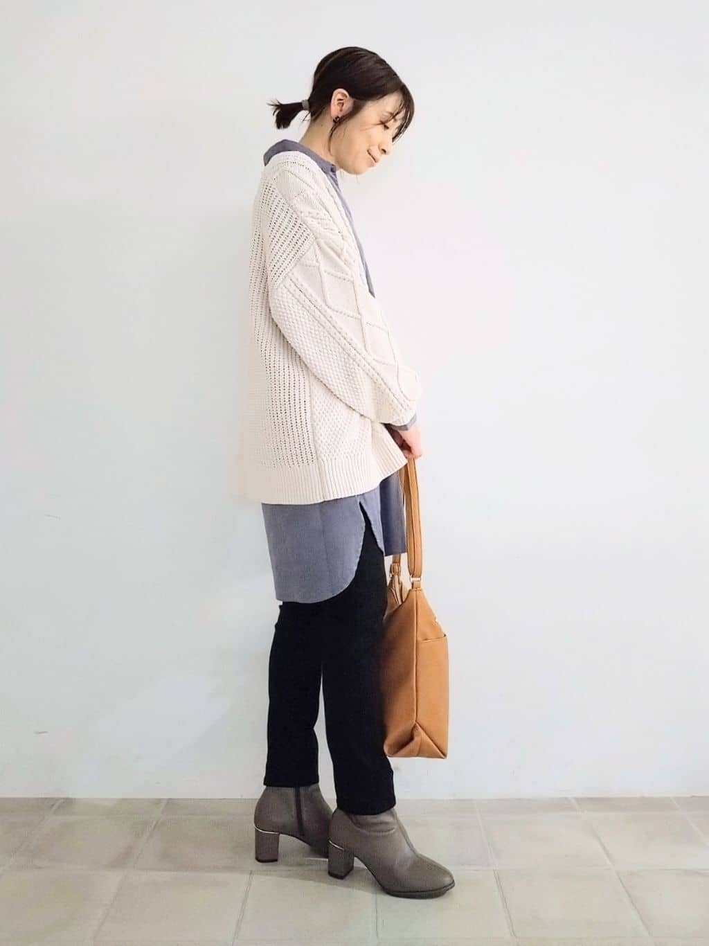 miomioさんの「SHOO･LA･RUE｜ビッグボールチェーンネックレス」を使ったコーディネート
