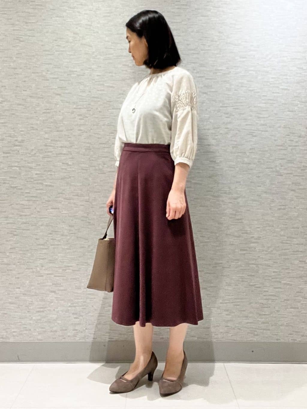 marikoさんの「Reflect｜【一枚で着映える◎】レオパード風ジャカードブラウス」を使ったコーディネート