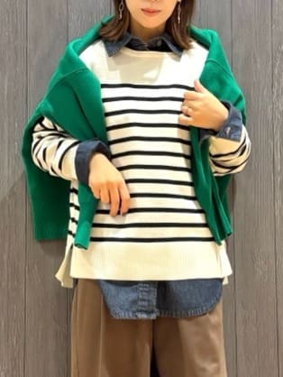 meiさんの「SHOO･LA･RUE｜【あったか/S-LL】ゆるっとリラクシーに イージーワイドパンツ」を使ったコーディネート