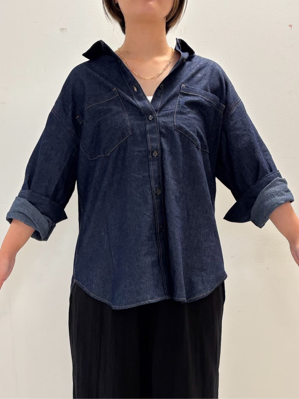 yasukoさんの「COUP DE CHANCE｜【ボーダー柄】ニットバック」を使ったコーディネート