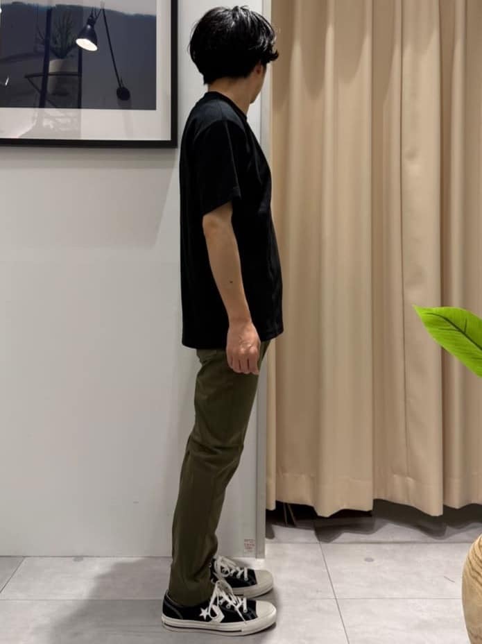 はさんの「THE SHOP TK｜パターンジャカード半袖Tシャツ【洗濯機OK】」を使ったコーディネート