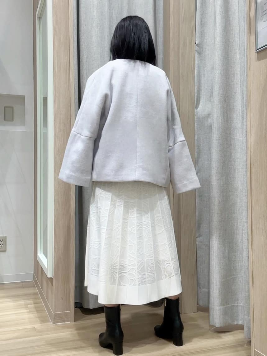 Fumikaさんの「grove｜【ウール混】軽やかに羽織れるショートコート」を使ったコーディネート