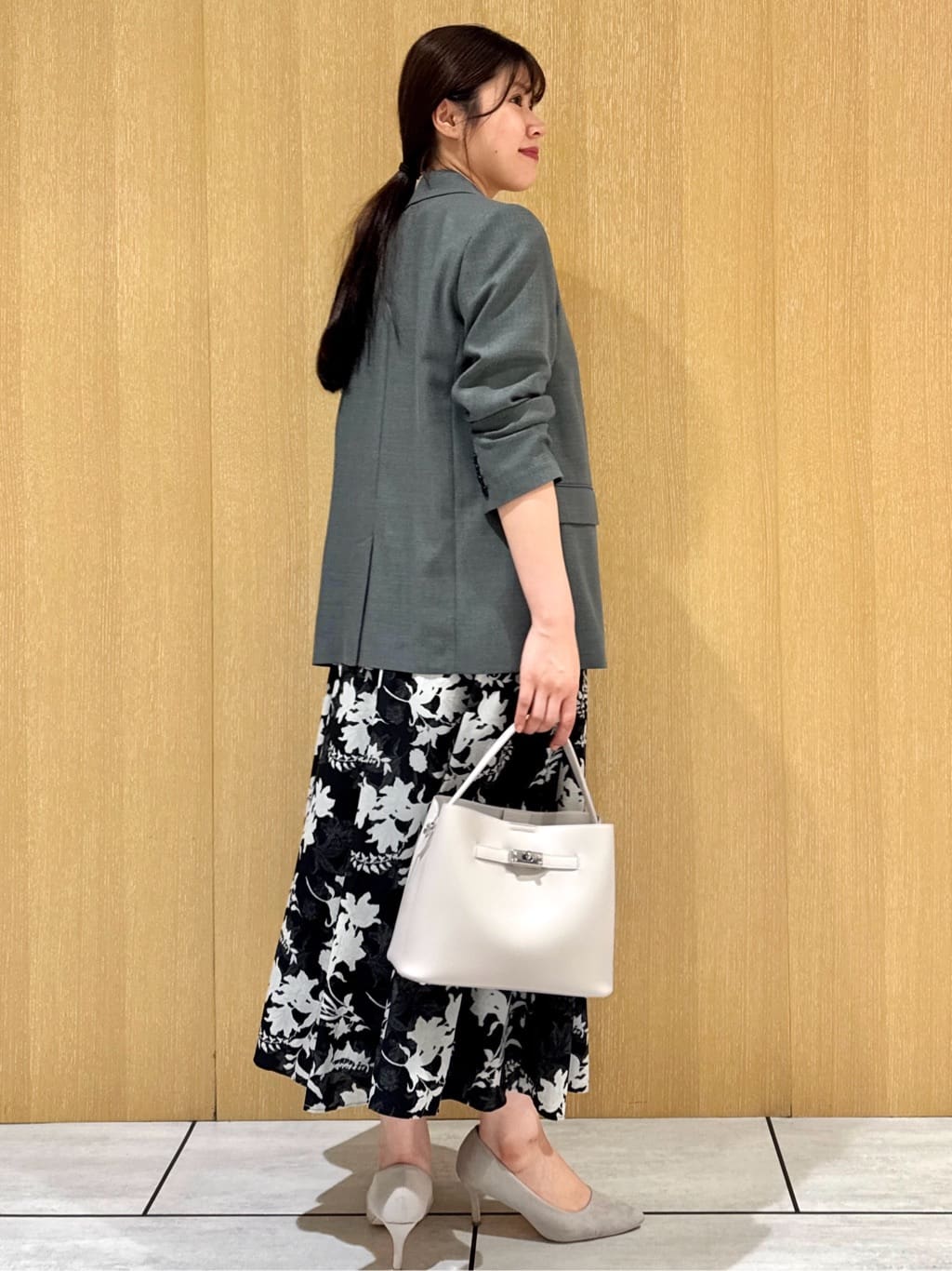 nanaさんの「UNTITLED｜【セットアップ可】ウールライク ダブルブレストジャケット」を使ったコーディネート