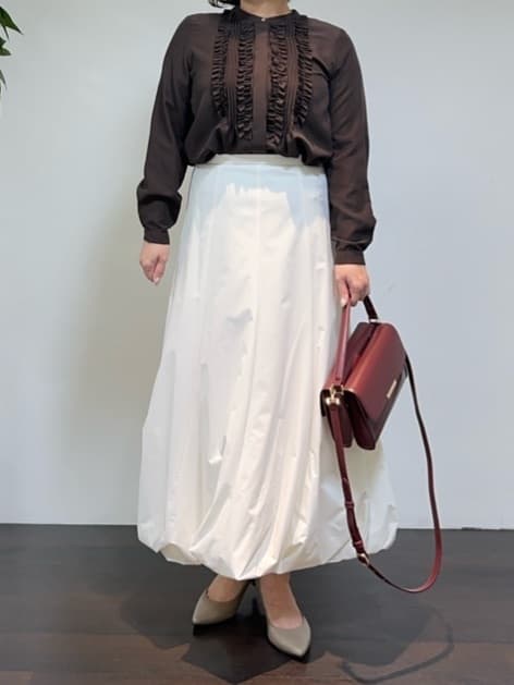 Asamiさんの「UNTITLED｜【アンサンブル可/薄手】ベーシッククルーネックカーディガン」を使ったコーディネート