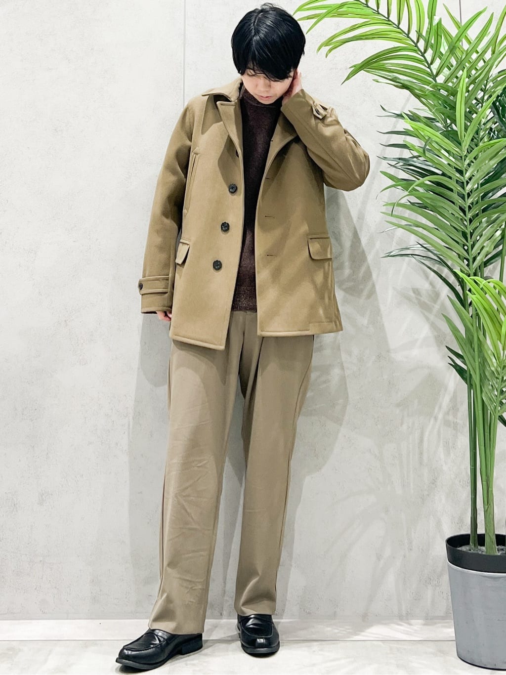 SHI-MAさんの「THE SHOP TK｜ウーリックシングルPジャケット」を使ったコーディネート
