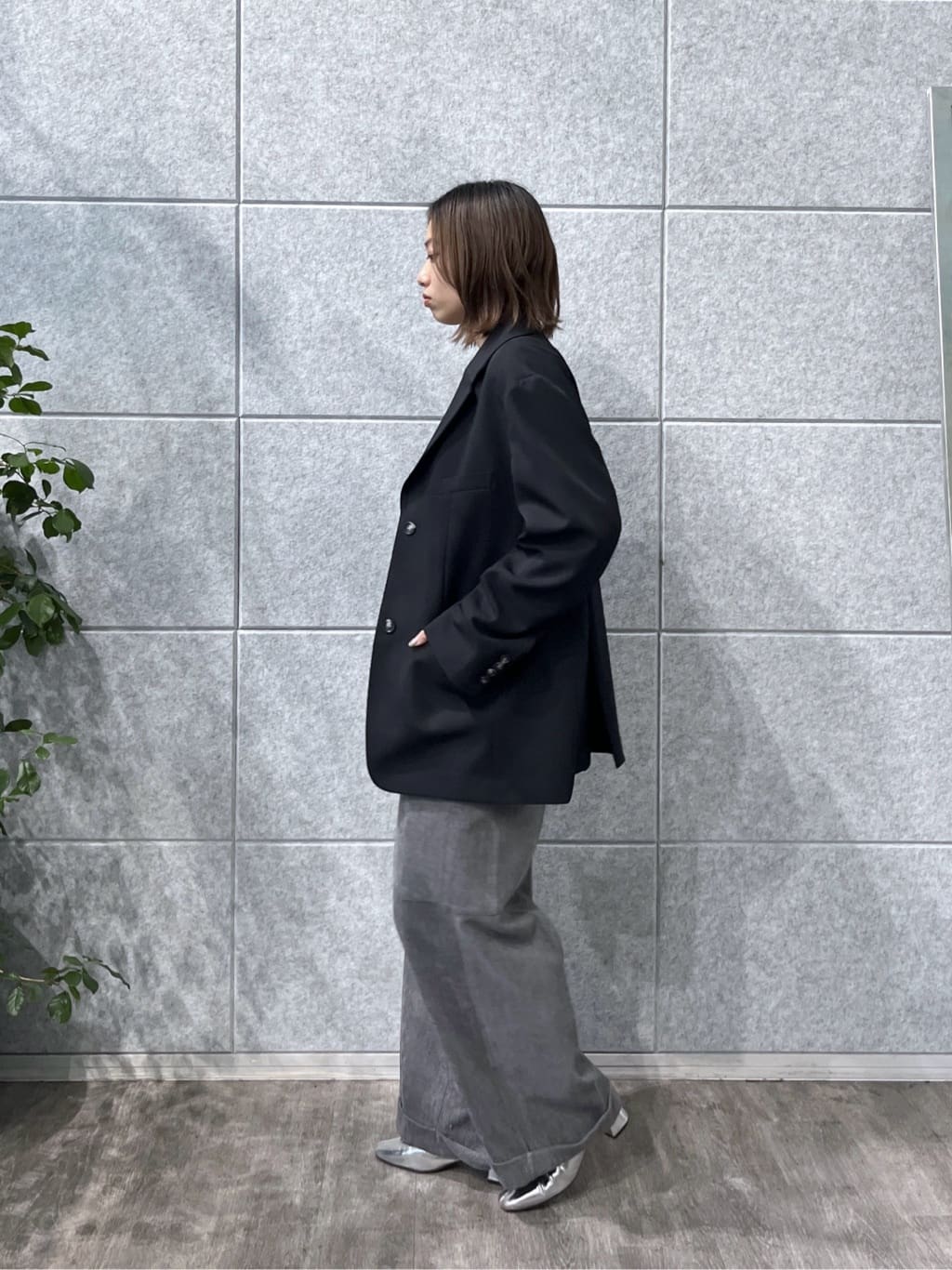Harukaさんの「INDIVI｜ダブルクロスオーバージャケット」を使ったコーディネート