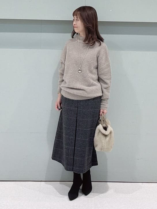 makiさんの「UNTITLED｜【着回しが効く／オンオフアウター】ウールショートコート」を使ったコーディネート